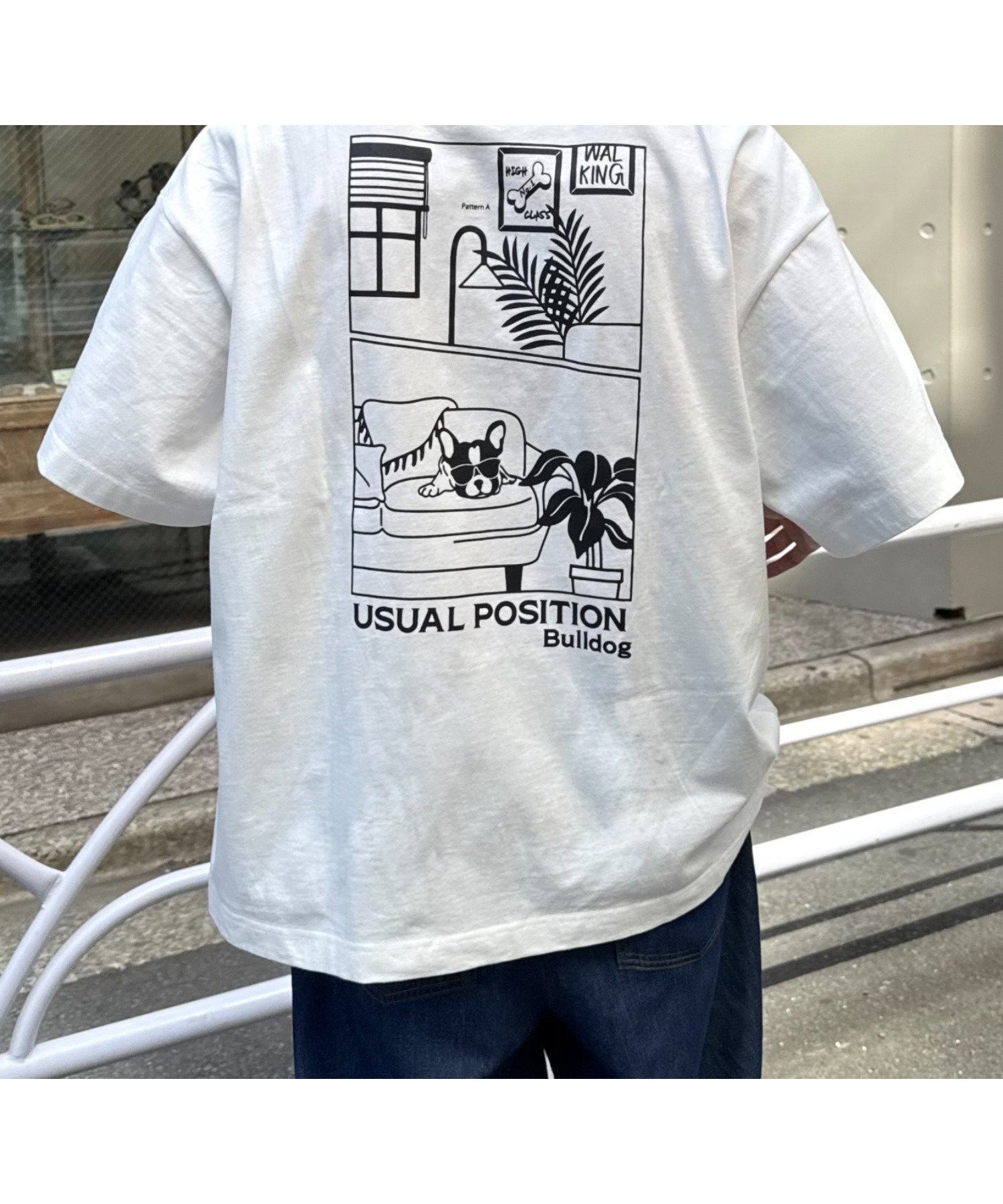 【チャオパニックティピー/CIAOPANIC TYPY】の【DOGS】ユニセックスアニマル刺繍ロゴ半袖TEE インテリア・キッズ・メンズ・レディースファッション・服の通販 founy(ファニー) 　ファッション　Fashion　レディースファッション　Fashion for Women　トップス・カットソー　Cut & Sew Tops　アニマル　Animal Print　ストライプ　Stripe, Striped Pattern　スラックス　Slacks, Dress Pants　デニム　Denim, Jeans Material　トレンド　Trend, Trending Now　プリント　Print, Printed Pattern　半袖　Short Sleeve, Half Sleeve　おすすめ　Recommended / Our Picks　夏　Summer　ホワイト|ID: prp329100004828355 ipo3291000000035139109