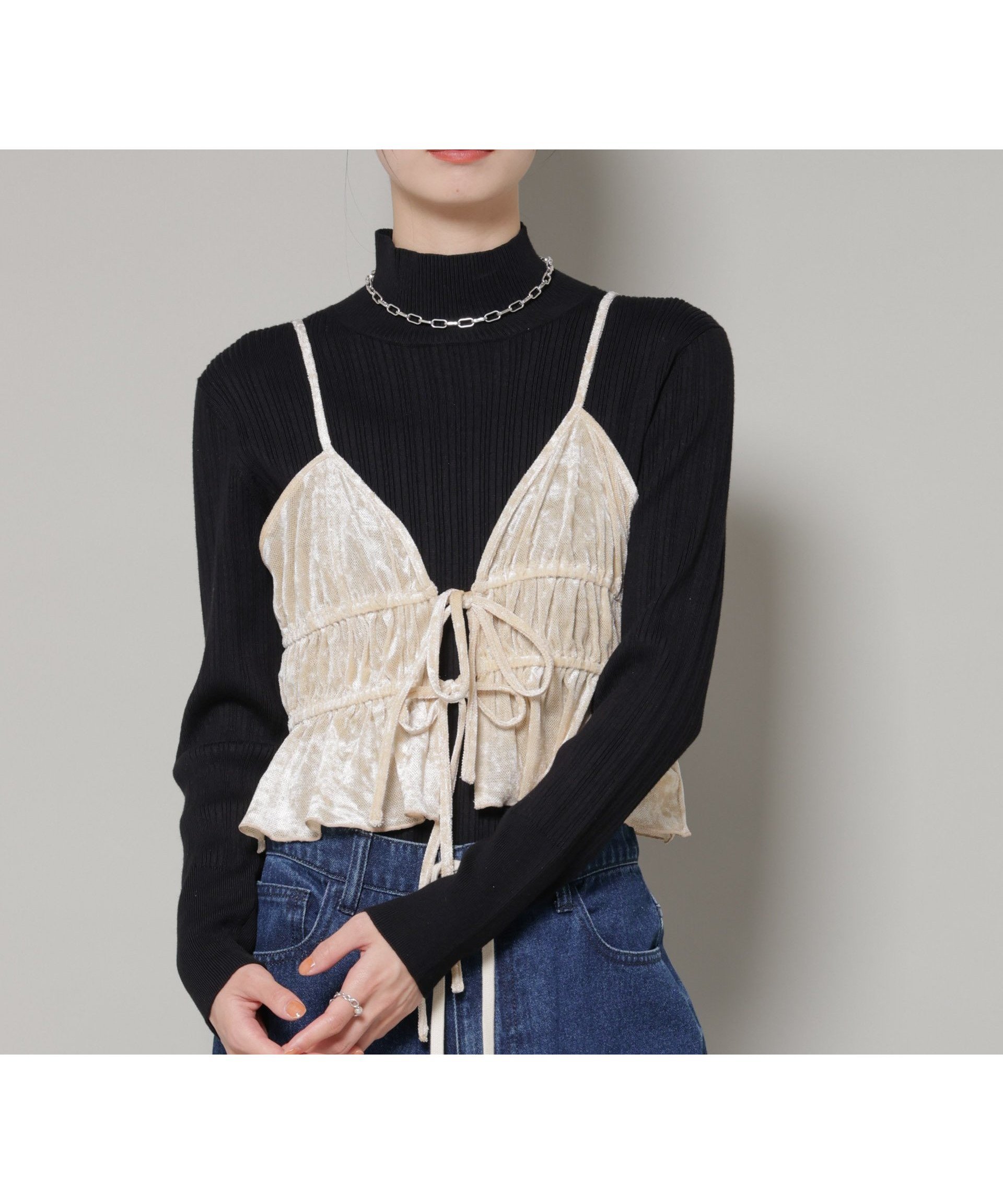 【ナノ ユニバース/nano universe】のフロントリボンキャミソールビスチェ 人気、トレンドファッション・服の通販 founy(ファニー) 　ファッション　Fashion　レディースファッション　Fashion for Women　トップス・カットソー　Cut & Sew Tops　キャミソール&ノースリーブ　Camisoles & Sleeveless Tops　ビスチェ　Bustiers & Corset Tops / Layered Bustier Style　アクセサリー　Fashion Accessories　インナー　Innerwear　ギャザー　Gathered, Ruffled　シンプル　Simple, Minimal　ジャケット　Jacket, Outerwear　トレンド　Trend, Trending Now　フェミニン　Feminine, Girly　フロント　Front, Front Design　ベロア　Velour, Soft Velvet　リブニット　Rib Knit, Ribbed Knit　リボン　Ribbon, Bow　アウトレット　Outlet / Clearance　おすすめ　Recommended / Our Picks　2026年　2026　 other-1|ID: prp329100004828357 ipo3291000000035139125