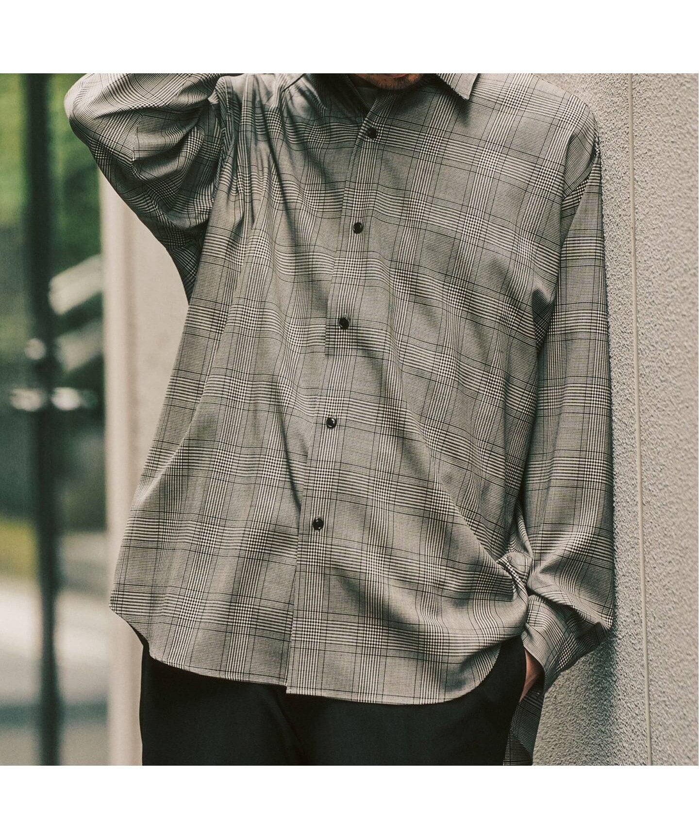 【フォーワンセブン バイ エディフィス/417 by EDIFICE / MEN】の【LE JAPON ATELIER】 Akita レギュラーウールシャツ インテリア・キッズ・メンズ・レディースファッション・服の通販 founy(ファニー) 　ファッション　Fashion　メンズファッション　Fashion for Men　インナー　Innerwear　シンプル　Simple, Minimal　ジャケット　Jacket, Outerwear　フィット　Fit, Slim Fit　レギュラー　Regular, Standard Fit　日本製　Made In Japan　ブラック|ID: prp329100004828372 ipo3291000000035139350