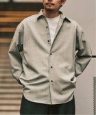 【フォーワンセブン バイ エディフィス/417 by EDIFICE / MEN】の【LE JAPON ATELIER】 Akita レギュラーウールシャツ 人気、トレンドファッション・服の通販 founy(ファニー) ファッション Fashion メンズファッション Fashion for Men インナー Innerwear シンプル Simple, Minimal ジャケット Jacket, Outerwear フィット Fit, Slim Fit レギュラー Regular, Standard Fit 日本製 Made In Japan thumbnail グレー|ID: prp329100004828372 ipo3291000000035139351