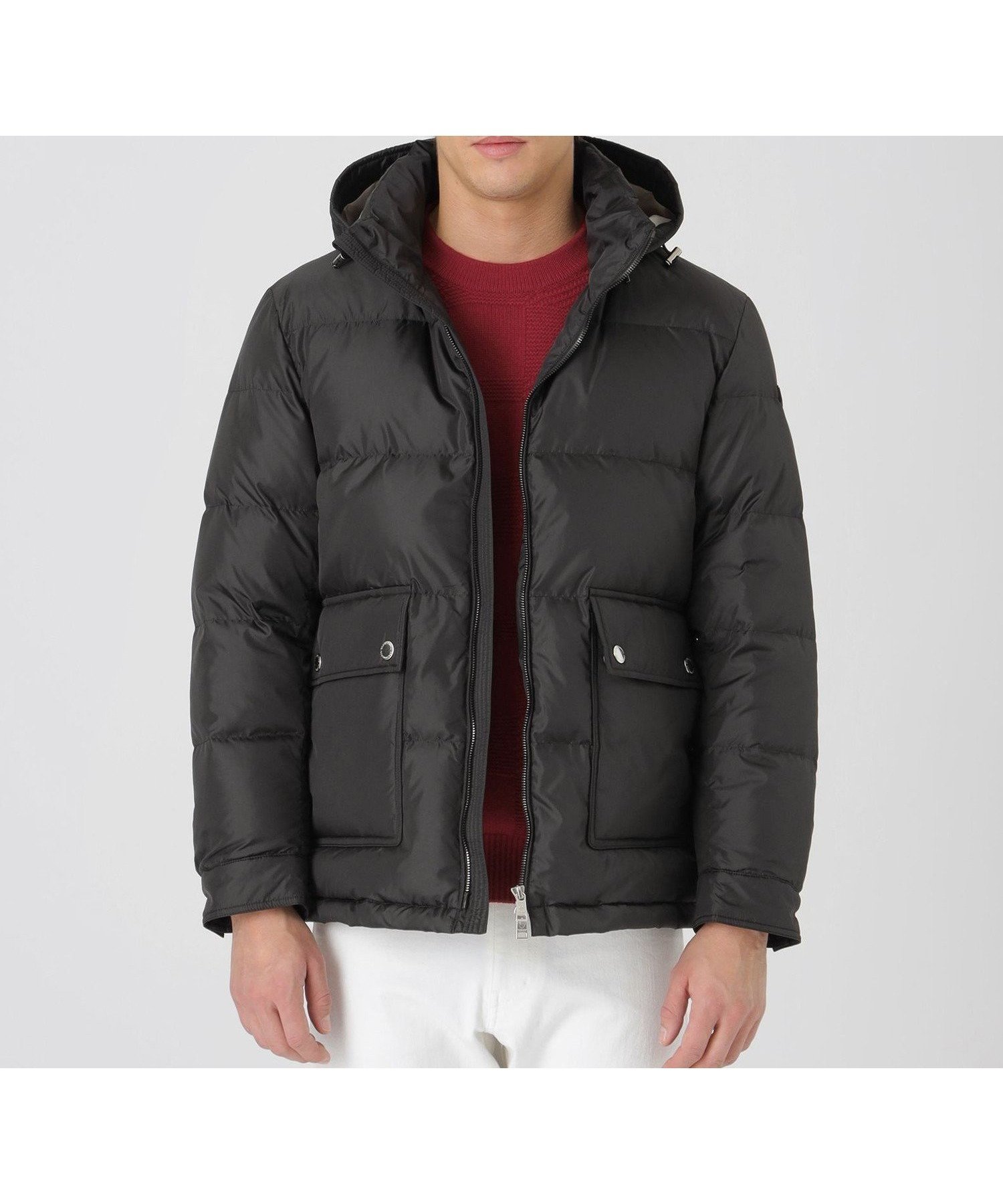 【ブルーレーベル ブラックレーベル クレストブリッジ/BLUE LABEL BLACK LABEL CRESTBRIDGE / MEN】のクレストブリッジチェックコンビショートダウン インテリア・キッズ・メンズ・レディースファッション・服の通販 founy(ファニー) ファッション Fashion メンズファッション Fashion for Men ウォーム Warm Fabric ジャケット Jacket, Outerwear タフタ Taffeta, Structured Fabric ダウン Down, Puffer パッチ Patch, Appliqué フェザー Feather, Feather Detail フロント Front, Front Design プリント Print, Printed Pattern ポケット Pocket, Pocket Detail 軽量 Lightweight, Ultra Light ブラック|ID: prp329100004828376 ipo3291000000035139390