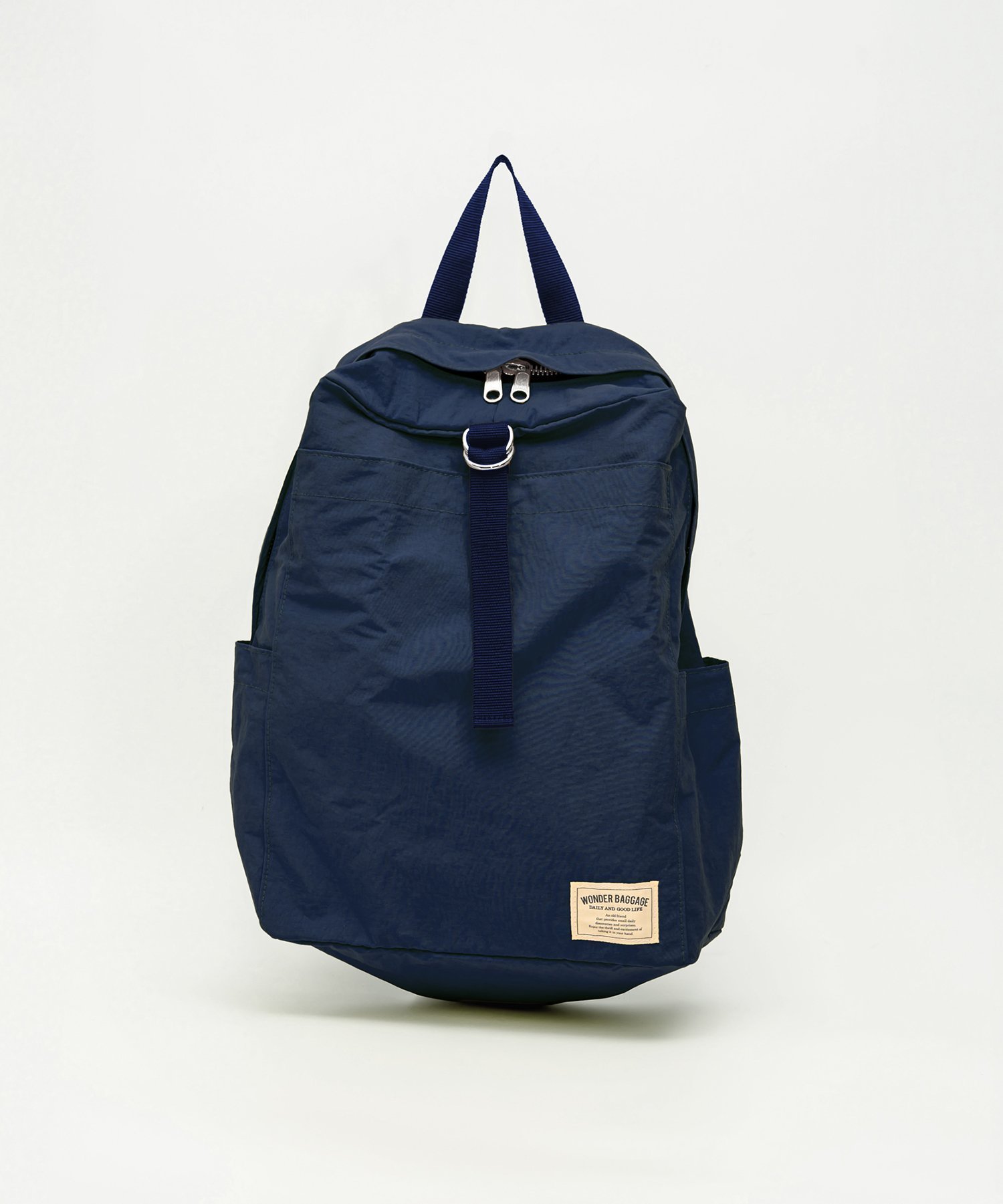 【ワンダーバゲージ/WONDER BAGGAGE】のサニー リラックス バッグ カジュアルバッグ メンズ レディース インテリア・キッズ・メンズ・レディースファッション・服の通販 founy(ファニー) 　ファッション　Fashion　レディースファッション　Fashion for Women　アウトドア　Outdoor Clothing　クラシック　Classic, Timeless Style　デイパック　Daypack, Casual Backpack　パターン　Pattern, Design Print　フォルム　Silhouette, Form　フロント　Front, Front Design　ポケット　Pocket, Pocket Detail　メンズ　Men's, Menswear　モチーフ　Motif, Design Theme　リラックス　Relax, Relaxed Fit　NAVY|ID: prp329100004828377 ipo3291000000035139393