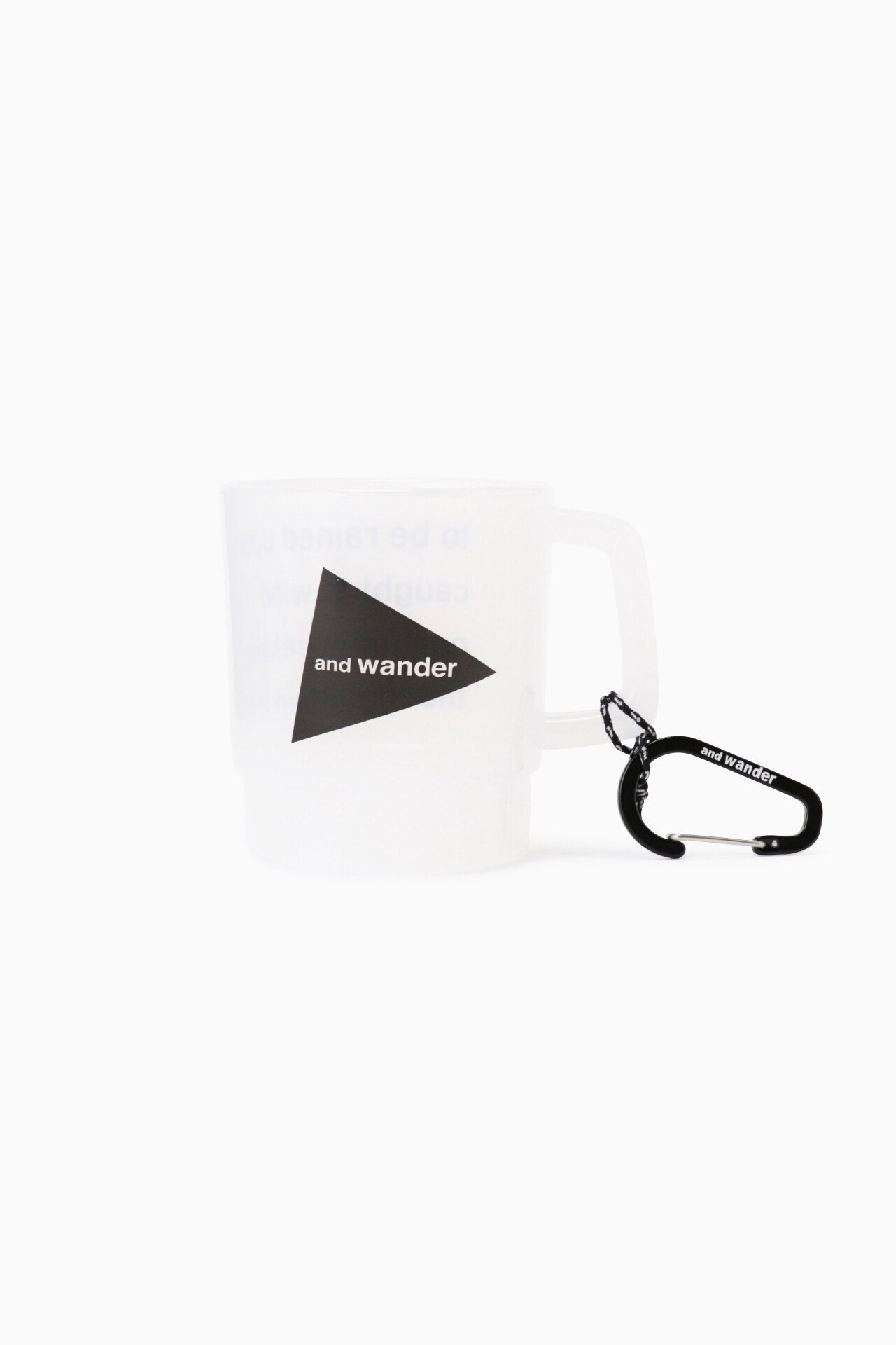 【アンドワンダー/and wander / MEN】のand wander logo PP mug インテリア・キッズ・メンズ・レディースファッション・服の通販 founy(ファニー) 　ファッション　Fashion　メンズファッション　Fashion for Men　プリント　Print, Printed Pattern　軽量　Lightweight, Ultra Light　off white1|ID: prp329100004828378 ipo3291000000035139404