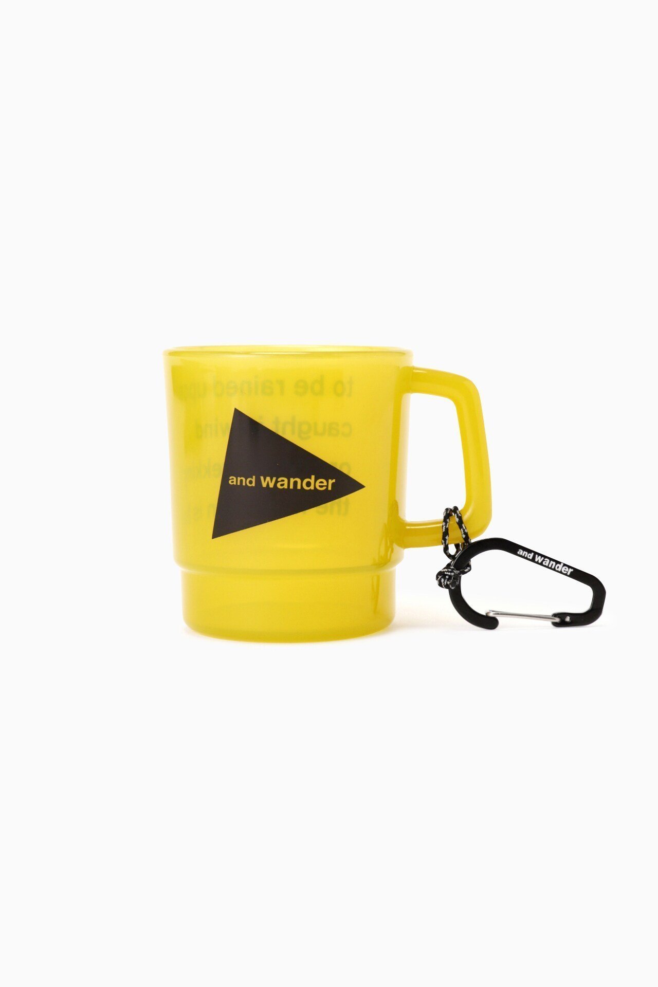 【アンドワンダー/and wander / MEN】のand wander logo PP mug インテリア・キッズ・メンズ・レディースファッション・服の通販 founy(ファニー) 　ファッション　Fashion　メンズファッション　Fashion for Men　プリント　Print, Printed Pattern　軽量　Lightweight, Ultra Light　yellow|ID: prp329100004828378 ipo3291000000035139406