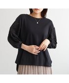 【イッカ/ikka】の【親子コーデ】袖キカレース切り替えプルオーバー 人気、トレンドファッション・服の通販 founy(ファニー) ファッション Fashion レディースファッション Fashion for Women トップス・カットソー Cut & Sew Tops カジュアルプルオーバー・ニットトップス Pullovers & Knit Tops / Casual Pullovers おすすめ Recommended / Our Picks カットソー Cut and Sewn Top コンビ Combo, Combination Style ドッキング Docking, Mixed Material フェミニン Feminine, Girly レース Lace, Lace Fabric 秋 Autumn thumbnail ブラック|ID: prp329100004828385 ipo3291000000035139482