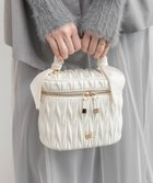 【ランダ/RANDA】の2WAY モノグラムスカーフ立体キルティングバニティバッグ 人気、トレンドファッション・服の通販 founy(ファニー) ファッション Fashion レディースファッション Fashion for Women バッグ Bags キルティング Quilted, Quilting ショルダー Shoulder, Shoulder Strap スカーフ Scarf, Neckwear ハンカチ Handkerchief, Hanky ポケット Pocket, Pocket Detail ポーチ Pouch, Small Case リップ Lip, Lip Motif エレガント 上品 Elegant 財布 Wallet, Purse thumbnail WHITE|ID: prp329100004828389 ipo3291000000035139503