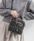 【ランダ/RANDA】の2WAY モノグラムスカーフ立体キルティングバニティバッグ 人気、トレンドファッション・服の通販 founy(ファニー) ファッション Fashion レディースファッション Fashion for Women バッグ Bags キルティング Quilted, Quilting ショルダー Shoulder, Shoulder Strap スカーフ Scarf, Neckwear ハンカチ Handkerchief, Hanky ポケット Pocket, Pocket Detail ポーチ Pouch, Small Case リップ Lip, Lip Motif エレガント 上品 Elegant 財布 Wallet, Purse thumbnail BLACK|ID: prp329100004828389 ipo3291000000035139505