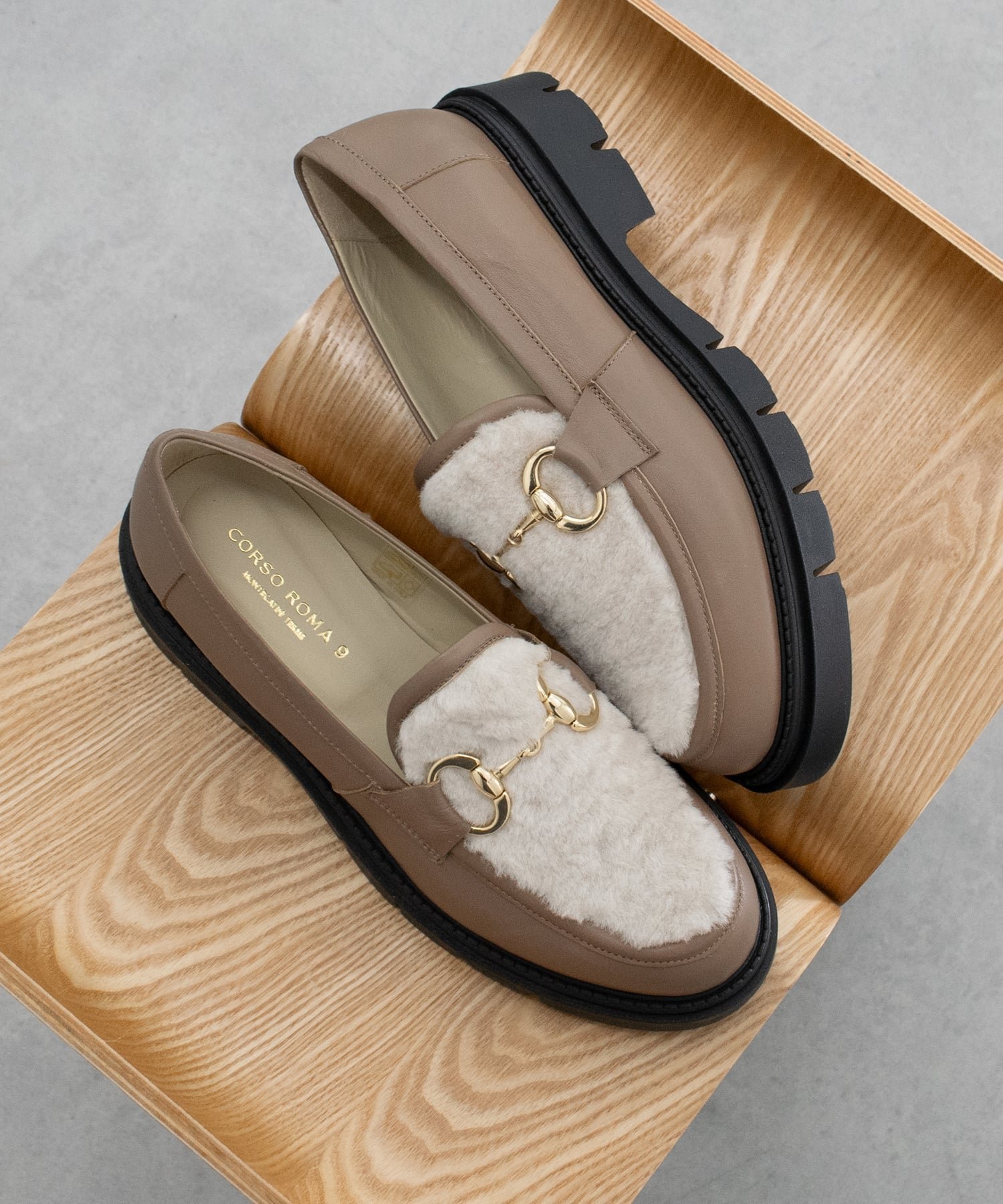 【インター ショシュール/INTER-CHAUSSURES】の【CORSO ROMA 9】シアリング厚底ビットローファー インテリア・キッズ・メンズ・レディースファッション・服の通販 founy(ファニー) 　ファッション　Fashion　レディースファッション　Fashion for Women　イタリア　Italy　クッション　Cushion, Throw Pillow　コレクション　Collection, Seasonal Line　シンプル　Simple, Minimal　ハンド　Hand, Handmade　ベーシック　Basic, Essential　人気　Popular, Best Seller　厚底　Platform Shoes　BR/C|ID: prp329100004828394 ipo3291000000035139595