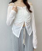 【ヘザー/Heather】のギャザーフロントホックプルオーバー 人気、トレンドファッション・服の通販 founy(ファニー) ファッション Fashion レディースファッション Fashion for Women トップス・カットソー Cut & Sew Tops カジュアルプルオーバー・ニットトップス Pullovers & Knit Tops / Casual Pullovers おすすめ Recommended / Our Picks インナー Innerwear カットソー Cut and Sewn Top スリット Slit, Slit Detail デニム Denim, Jeans Material トレンド Trend, Trending Now フロント Front, Front Design thumbnail オフホワイト|ID: prp329100004828404 ipo3291000000035139716