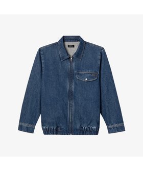 【アーペーセー/A.P.C. / MEN】のFabrizo ジップブルゾン 人気、トレンドファッション・服の通販 founy(ファニー) ファッション Fashion メンズファッション Fashion for Men キャンバス Canvas, Canvas Fabric クラシック Classic, Timeless Style ストレート Straight, Straight Cut デニム Denim, Jeans Material フラップ Flap, Flap Pocket ポケット Pocket, Pocket Detail 日本製 Made In Japan |ID:prp329100004828445