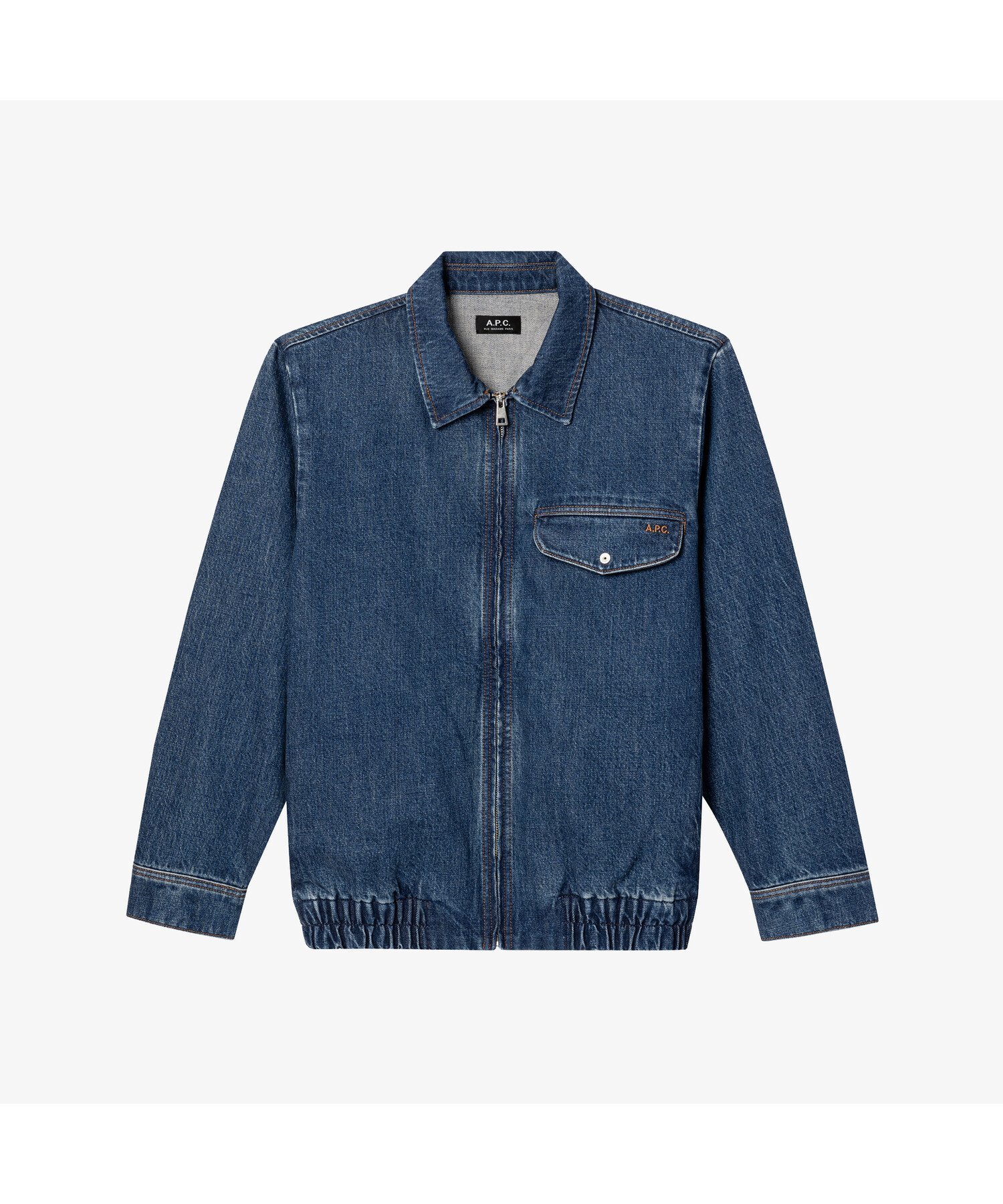 【アーペーセー/A.P.C. / MEN】のFabrizo ジップブルゾン 人気、トレンドファッション・服の通販 founy(ファニー) 　ファッション　Fashion　メンズファッション　Fashion for Men　キャンバス　Canvas, Canvas Fabric　クラシック　Classic, Timeless Style　ストレート　Straight, Straight Cut　デニム　Denim, Jeans Material　フラップ　Flap, Flap Pocket　ポケット　Pocket, Pocket Detail　日本製　Made In Japan　 other-1|ID: prp329100004828445 ipo3291000000035140008