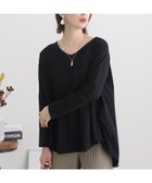 【プールヴー/PourVous】の脇タックVネック長袖カットソーカットソーきれいめトップス長袖七分袖ブラウス 人気、トレンドファッション・服の通販 founy(ファニー) ファッション Fashion レディースファッション Fashion for Women トップス・カットソー Cut & Sew Tops シャツ・ブラウス・オフィスカジュアル Elegant Blouses & Button-Ups カットソー・ベーシックTシャツ Cut-and-Sewn Tops / Stretch Tees & Basics Vネックトップス V-Neck Tops / V-Cut Neckline Shirts 長袖 Long Sleeve, Full Sleeve thumbnail ブラック|ID: prp329100004828478 ipo3291000000035140230