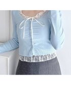 【アウトフィッター ラボ/Outfitter lab】のレースリボンレイヤードトップス 人気、トレンドファッション・服の通販 founy(ファニー) ファッション Fashion レディースファッション Fashion for Women トップス・カットソー Cut & Sew Tops インナー Innerwear ウェーブ Wavy Pattern ガーリー Girly, Feminine Style クロップド Cropped, Short Length コンパクト Compact, Small Size ショート Short, Short Length ダウン Down, Puffer チェック Check, Plaid, Tartan デニム Denim, Jeans Material 長袖 Long Sleeve, Full Sleeve バレエ Ballet, Ballet Style フィット Fit, Slim Fit プリーツ Pleats, Pleated ボトム Bottoms, Lower Wear リボン Ribbon, Bow レース Lace, Lace Fabric 冬 Winter / This Winter A/W・秋冬 Autumn/Winter thumbnail ライトブルー|ID: prp329100004828489 ipo3291000000035140334