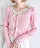 【アウトフィッター ラボ/Outfitter lab】のレースリボンレイヤードトップス 人気、トレンドファッション・服の通販 founy(ファニー) ファッション Fashion レディースファッション Fashion for Women トップス・カットソー Cut & Sew Tops インナー Innerwear ウェーブ Wavy Pattern ガーリー Girly, Feminine Style クロップド Cropped, Short Length コンパクト Compact, Small Size ショート Short, Short Length ダウン Down, Puffer チェック Check, Plaid, Tartan デニム Denim, Jeans Material 長袖 Long Sleeve, Full Sleeve バレエ Ballet, Ballet Style フィット Fit, Slim Fit プリーツ Pleats, Pleated ボトム Bottoms, Lower Wear リボン Ribbon, Bow レース Lace, Lace Fabric 冬 Winter / This Winter A/W・秋冬 Autumn/Winter thumbnail ピンク|ID: prp329100004828489 ipo3291000000035140338