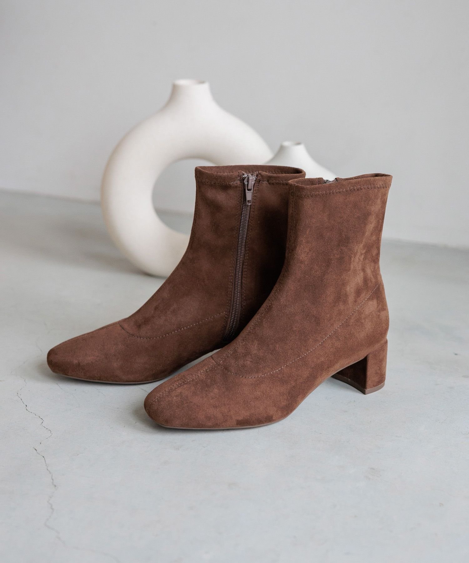 【ローリーズファーム/LOWRYS FARM】のストレッチヒールブーツ インテリア・キッズ・メンズ・レディースファッション・服の通販 founy(ファニー) ファッション Fashion レディースファッション Fashion for Women ストレッチ Stretch, Stretchy Fabric フィット Fit, Slim Fit フレア Flare, Flared ボトム Bottoms, Lower Wear ワイド Wide, Wide Fit 抗菌 Antibacterial, Bacteria-Resistant スエードブラウン|ID: prp329100004828497 ipo3291000000035140458