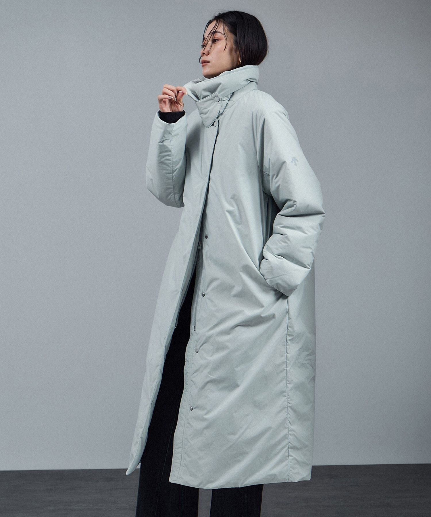 【サロン アダム エ ロペ/SALON adam et rope'】の【DESCENTE ALLTERRAIN(デサントオルテライン)】別注ステンカラーパフコート 人気、トレンドファッション・服の通販 founy(ファニー) 　ファッション　Fashion　レディースファッション　Fashion for Women　アウター　Coat / Outerwear Collection　コート・ロングコート・ピーコート　Long Coats, Peacoats & More　アウトドア　Outdoor Clothing　別注　Limited Edition, Custom Order　 other-1|ID: prp329100004828503 ipo3291000000035140540