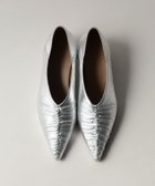 【ユナイテッドアローズ/UNITED ARROWS】のギャザー2WAY パンプス35↑ 人気、トレンドファッション・服の通販 founy(ファニー) ファッション Fashion レディースファッション Fashion for Women ギャザー Gathered, Ruffled シルバー Silver, Metallic Silver ミュール Mule, Backless Shoes アウトレット Outlet / Clearance おすすめ Recommended / Our Picks thumbnail SILVER|ID: prp329100004828512 ipo3291000000035140608