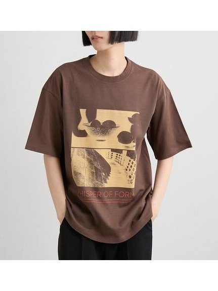 【ミースロエ/MIESROHE】のミースロエ ヴィンテージライクTシャツ インテリア・キッズ・メンズ・レディースファッション・服の通販 founy(ファニー) 　ファッション　Fashion　レディースファッション　Fashion for Women　トップス・カットソー　Cut & Sew Tops　シャツ・ブラウス・オフィスカジュアル　Elegant Blouses & Button-Ups　ロングTシャツ・Tシャツ　Longline T-Shirts & Tees　BRW[058]|ID: prp329100004828514 ipo3291000000035140615