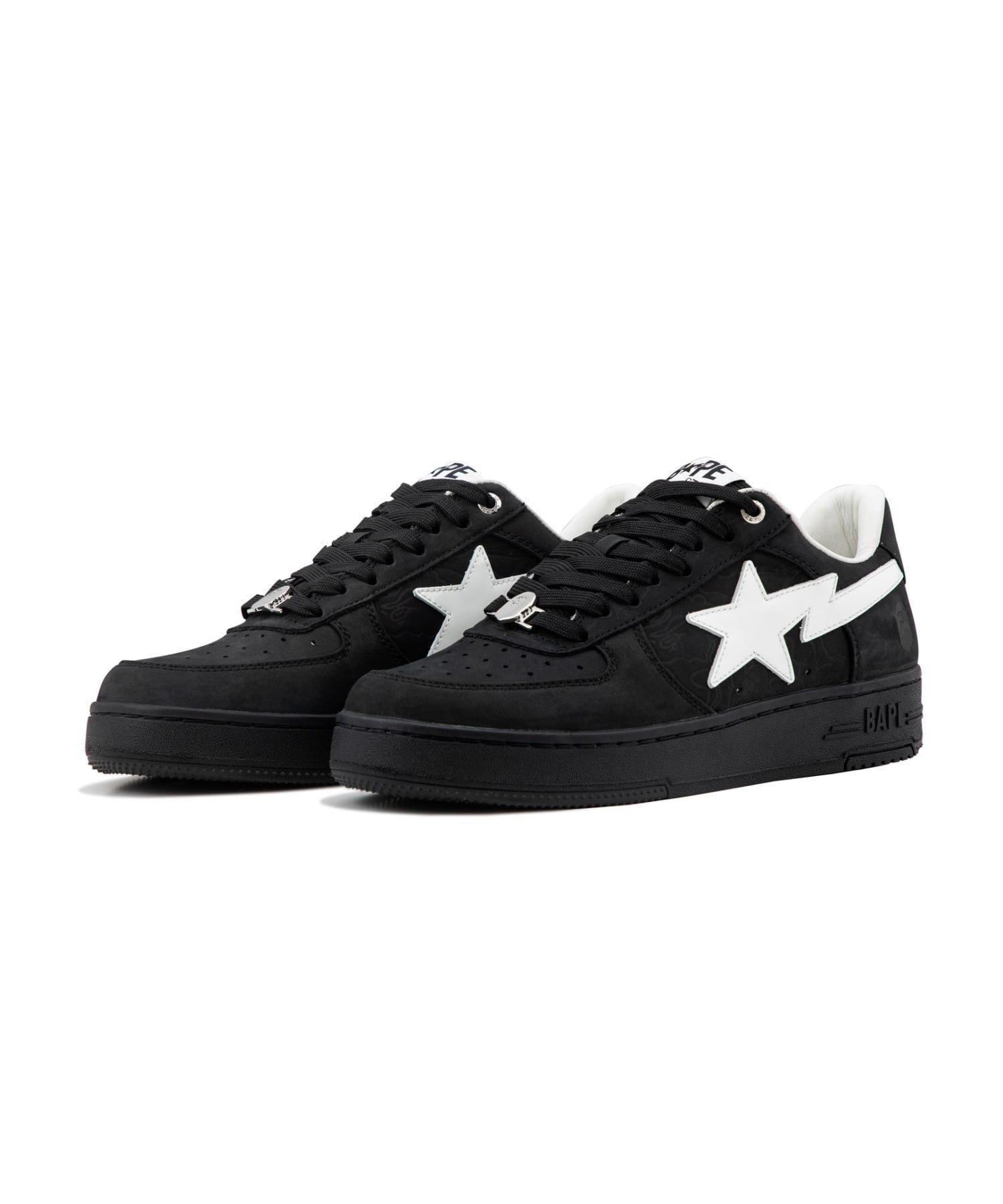 【アベイシングエイプ/A BATHING APE / MEN】のBAPE STA #4 インテリア・キッズ・メンズ・レディースファッション・服の通販 founy(ファニー) 　ファッション　Fashion　メンズファッション　Fashion for Men　クラシック　Classic, Timeless Style　パターン　Pattern, Design Print　モノトーン　Monotone, Black and White　今夏　This Summer　夏　Summer　定番　Standard, Basic Item　BLACK|ID: prp329100004828524 ipo3291000000035140675