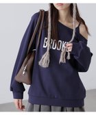 【フリーズマート/FREE'S MART】のワンショルロゴプリントスウェット 人気、トレンドファッション・服の通販 founy(ファニー) ファッション Fashion レディースファッション Fashion for Women トップス・カットソー Cut & Sew Tops レディースパーカー・カジュアルフーディー Casual Hoodies & Sweatshirts スウェット・クルーネックトップス Sweatshirts & Crewnecks / Relaxed Fit Sweat Tops おすすめ Recommended / Our Picks インナー Innerwear ジャケット Jacket, Outerwear デニム Denim, Jeans Material ボトム Bottoms, Lower Wear thumbnail ネイビー|ID: prp329100004828532 ipo3291000000035140765