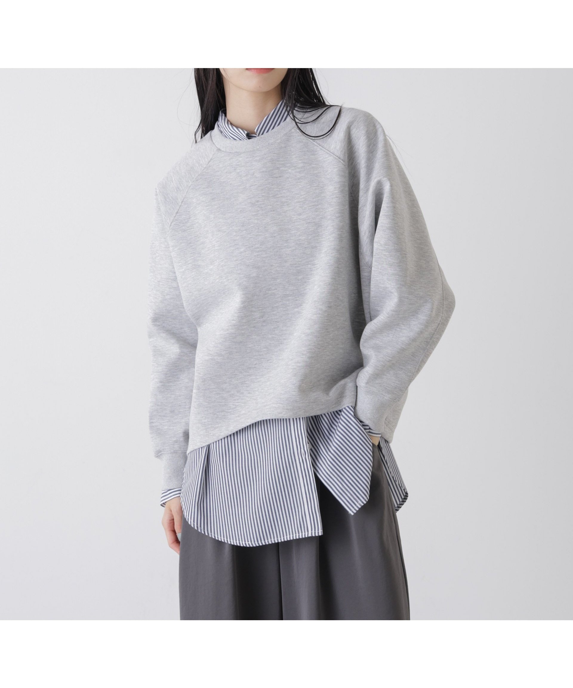 【ナノ ユニバース/nano universe】のソフトダンボールドルマンコクーンシルエットプルオーバー 人気、トレンドファッション・服の通販 founy(ファニー) 　ファッション　Fashion　レディースファッション　Fashion for Women　トップス・カットソー　Cut & Sew Tops　カジュアルプルオーバー・ニットトップス　Pullovers & Knit Tops / Casual Pullovers　アクリル　Acrylic Material　ウォッシャブル　Machine Washable　パイピング　Piping, Trim Design　リラックス　Relax, Relaxed Fit　ワイド　Wide, Wide Fit　アウトレット　Outlet / Clearance　2026年　2026　 other-1|ID: prp329100004828534 ipo3291000000035140780