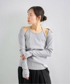 【ユーバイ スピック&スパン/U by Spick&Span】の【OURSAALTY / アワーサールティー】 Rhythmic Set Up 人気、トレンドファッション・服の通販 founy(ファニー) ファッション Fashion レディースファッション Fashion for Women アシンメトリー Asymmetrical Style 春 Spring コレクション Collection, Seasonal Line シャーリング Shirring, Ruched シンプル Simple, Minimal スラックス Slacks, Dress Pants スリーブ Sleeve, Long Sleeve / Short Sleeve テクスチャー Texture, Textured Fabric デニム Denim, Jeans Material ドレープ Drape, Draping Fabric フリル Frill, Ruffle ベーシック Basic, Essential メランジ Melange, Mixed Yarn ロング Long, Long-Length S/S・春夏 SS, Spring/Summer, Warm Season おすすめ Recommended / Our Picks 夏 Summer 2026年 2026 thumbnail グレー|ID: prp329100004828536 ipo3291000000035140798