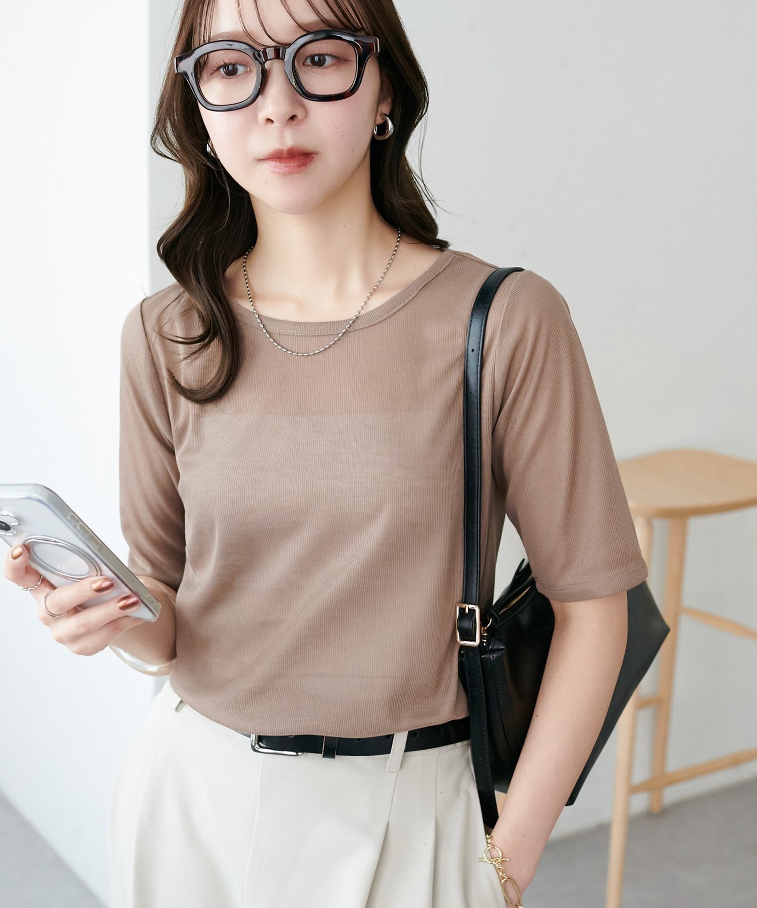 【ディスコート/Discoat】のシアーリブ5S インテリア・キッズ・メンズ・レディースファッション・服の通販 founy(ファニー) ファッション Fashion レディースファッション Fashion for Women モカ|ID: prp329100004828539 ipo3291000000035140820