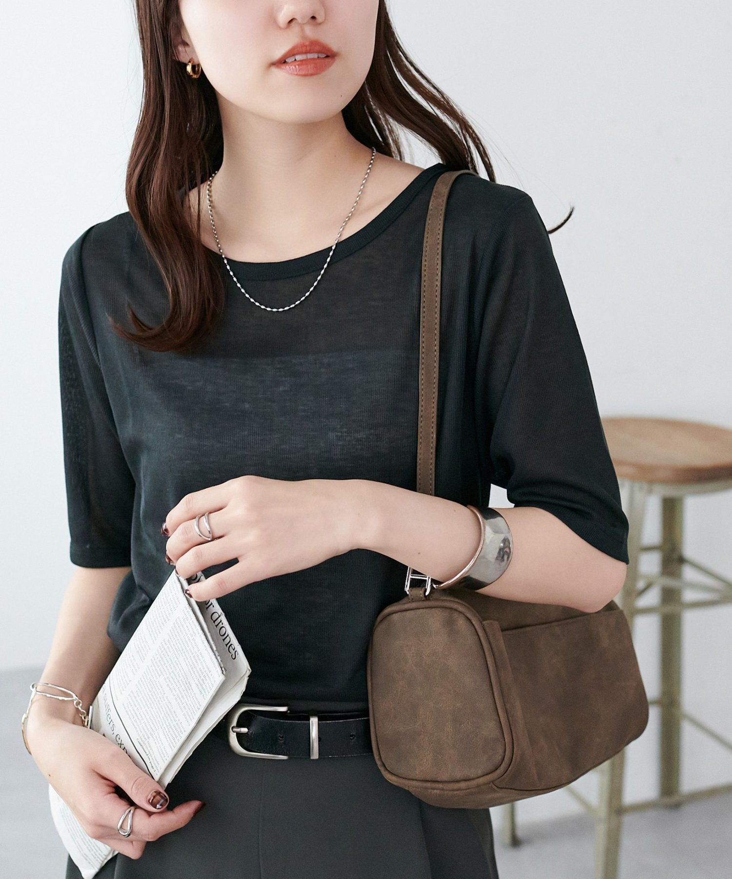 【ディスコート/Discoat】のシアーリブ5S インテリア・キッズ・メンズ・レディースファッション・服の通販 founy(ファニー) ファッション Fashion レディースファッション Fashion for Women ブラック|ID: prp329100004828539 ipo3291000000035140823