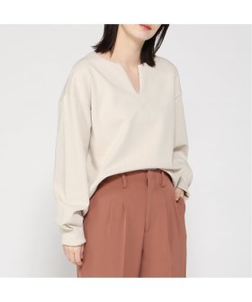 【ミニョントレフル ルームヨンマルサンセレクティッド/mignon trefle Room403 selected】のFReePLACe/Vネック トップス 人気、トレンドファッション・服の通販 founy(ファニー) ファッション Fashion レディースファッション Fashion for Women トップス・カットソー Cut & Sew Tops Vネックトップス V-Neck Tops / V-Cut Neckline Shirts フォルム Silhouette, Form プレーン Plain, Simple ボックス Boxy, Box Shape エレガント 上品 Elegant |ID:prp329100004828541