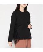 【ミニョントレフル ルームヨンマルサンセレクティッド/mignon trefle Room403 selected】のFReePLACe/バックフリル トップス 人気、トレンドファッション・服の通販 founy(ファニー) ファッション Fashion レディースファッション Fashion for Women トップス・カットソー Cut & Sew Tops デニム Denim, Jeans Material フェミニン Feminine, Girly フリル Frill, Ruffle フロント Front, Front Design ロング Long, Long-Length thumbnail ブラック|ID: prp329100004828543 ipo3291000000035140849