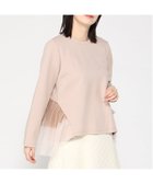 【ミニョントレフル ルームヨンマルサンセレクティッド/mignon trefle Room403 selected】のFReePLACe/バックフリル トップス 人気、トレンドファッション・服の通販 founy(ファニー) ファッション Fashion レディースファッション Fashion for Women トップス・カットソー Cut & Sew Tops デニム Denim, Jeans Material フェミニン Feminine, Girly フリル Frill, Ruffle フロント Front, Front Design ロング Long, Long-Length thumbnail ベージュ|ID: prp329100004828543 ipo3291000000035140852