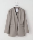【ノーブル / スピック&スパン/NOBLE / Spick & Span】のVカラードスキンジャケット 人気、トレンドファッション・服の通販 founy(ファニー) ファッション Fashion レディースファッション Fashion for Women アウター Coat / Outerwear Collection レディースジャケット・軽アウター Jackets おすすめ Recommended / Our Picks オケージョン Occasion Wear カーディガン Cardigan, Knitwear シンプル Simple, Minimal ジャケット Jacket, Outerwear エレガント 上品 Elegant thumbnail ベージュ A|ID: prp329100004828545 ipo3291000000035140864