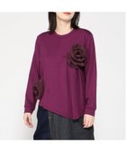 【ゴム/gomme】のポンチフラワーT 人気、トレンドファッション・服の通販 founy(ファニー) ファッション Fashion レディースファッション Fashion for Women ショルダー Shoulder, Shoulder Strap ストレッチ Stretch, Stretchy Fabric セットアップ Set-Up, Coordinated Outfit ドロップ Drop Shoulder, Dropped Style フェミニン Feminine, Girly フラワー Flower, Floral フレア Flare, Flared ポケット Pocket, Pocket Detail モチーフ Motif, Design Theme ラウンド Round, Round Neck リラックス Relax, Relaxed Fit 夏 Summer thumbnail パープル|ID: prp329100004828552 ipo3291000000035140889