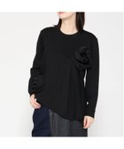 【ゴム/gomme】のポンチフラワーT 人気、トレンドファッション・服の通販 founy(ファニー) ファッション Fashion レディースファッション Fashion for Women ショルダー Shoulder, Shoulder Strap ストレッチ Stretch, Stretchy Fabric セットアップ Set-Up, Coordinated Outfit ドロップ Drop Shoulder, Dropped Style フェミニン Feminine, Girly フラワー Flower, Floral フレア Flare, Flared ポケット Pocket, Pocket Detail モチーフ Motif, Design Theme ラウンド Round, Round Neck リラックス Relax, Relaxed Fit 夏 Summer thumbnail 黒|ID: prp329100004828552 ipo3291000000035140891