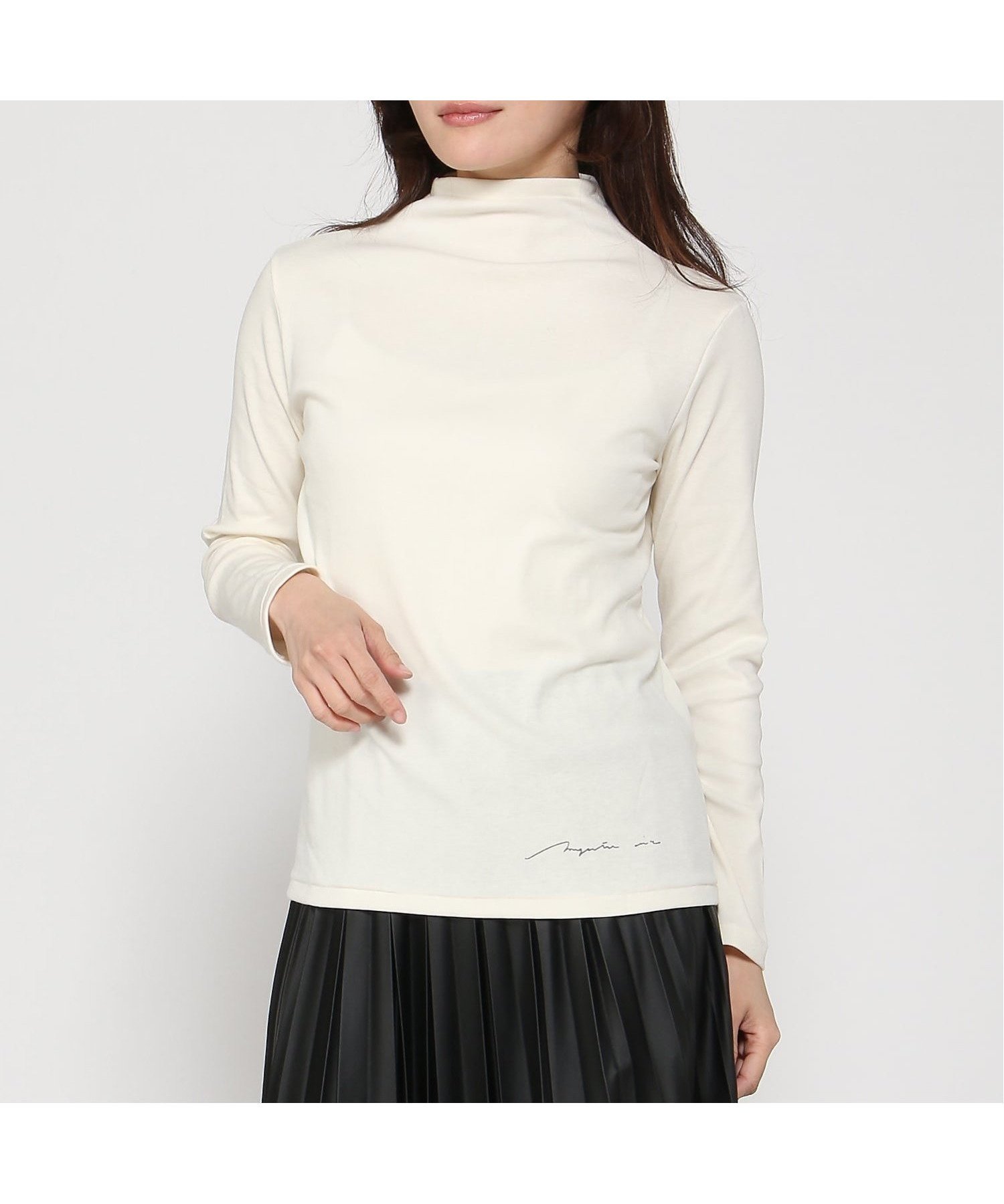 【マジェンタ/MAGENTA】のMAGENTA/フライス5センチボトルネック長袖着丈ロング インテリア・キッズ・メンズ・レディースファッション・服の通販 founy(ファニー) 　ファッション　Fashion　レディースファッション　Fashion for Women　トップス・カットソー　Cut & Sew Tops　インナー　Innerwear　ボトルネック　Bottle Neck, Mock Neck　ロング　Long, Long-Length　長袖　Long Sleeve, Full Sleeve　キナリ|ID: prp329100004828554 ipo3291000000035140911