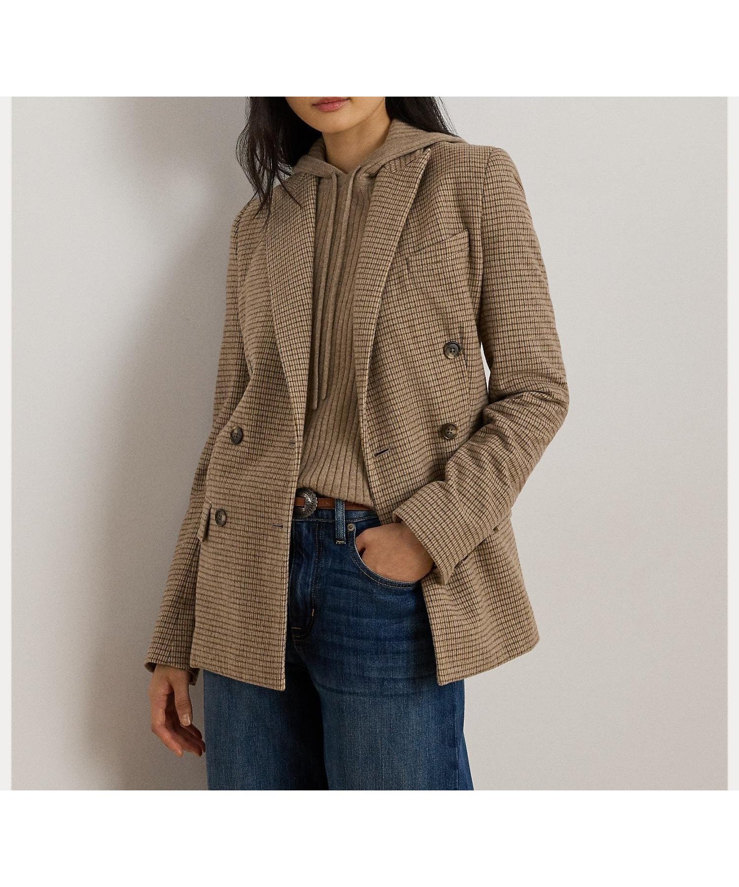 【ラルフローレン/RALPH LAUREN】のダブルブレステッド ウールブレンド ツイル ブレザー 人気、トレンドファッション・服の通販 founy(ファニー) 　ファッション　Fashion　レディースファッション　Fashion for Women　カフス　Cuff Design　ショルダー　Shoulder, Shoulder Strap　ダブル　Double, Double-Breasted　ツイル　Twist, Twisted Detail　フィット　Fit, Slim Fit　フラップ　Flap, Flap Pocket　フロント　Front, Front Design　ポケット　Pocket, Pocket Detail　リラックス　Relax, Relaxed Fit　長袖　Long Sleeve, Full Sleeve　 other-1|ID: prp329100004828557 ipo3291000000035140927