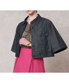 【アナイ/ANAYI】の【セットアップ対応商品】スラブデニムライク5分袖ブルゾン 人気、トレンドファッション・服の通販 founy(ファニー) ファッション Fashion レディースファッション Fashion for Women アウター Coat / Outerwear Collection ブルゾンジャケット・スポーティアウター Blouson Jackets インディゴ Indigo Denim ストレッチ Stretch, Stretchy Fabric スマート Smart, Elegant セットアップ Set-Up, Coordinated Outfit デニム Denim, Jeans Material ブルゾン Blouson, Bomber Jacket リラックス Relax, Relaxed Fit S/S・春夏 SS, Spring/Summer, Warm Season 再入荷 Restock / Back in Stock 夏 Summer thumbnail navy|ID: prp329100004828559 ipo3291000000035140957