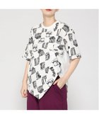 【ゴム/gomme】のパルテノンクシュドT 人気、トレンドファッション・服の通販 founy(ファニー) ファッション Fashion レディースファッション Fashion for Women エレガント 上品 Elegant カットソー Cut and Sewn Top シンプル Simple, Minimal バランス Balance, Style Balance バルーン Balloon, Balloon Silhouette プリント Print, Printed Pattern ポケット Pocket, Pocket Detail モノトーン Monotone, Black and White ワイド Wide, Wide Fit 今季 This Season, Current Season thumbnail 白|ID: prp329100004828560 ipo3291000000035140963