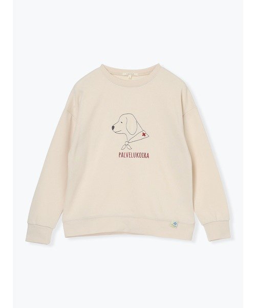 【ルディックパーク/LUDIC PARK】のフロント刺しゅうプルオーバー インテリア・キッズ・メンズ・レディースファッション・服の通販 founy(ファニー) ファッション Fashion レディースファッション Fashion for Women トップス・カットソー Cut & Sew Tops カジュアルプルオーバー・ニットトップス Pullovers & Knit Tops / Casual Pullovers ショルダー Shoulder, Shoulder Strap ドロップ Drop Shoulder, Dropped Style フロント Front, Front Design クリーム|ID: prp329100004828571 ipo3291000000035141084