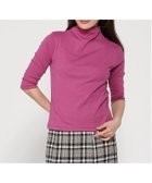 【マジェンタ/MAGENTA】のMAGENTA/フライス5センチボトルネック7分袖 人気、トレンドファッション・服の通販 founy(ファニー) ファッション Fashion レディースファッション Fashion for Women トップス・カットソー Cut & Sew Tops ビジネス 仕事 通勤 Business / Work / Commuting プリント Print, Printed Pattern ボトルネック Bottle Neck, Mock Neck thumbnail プラム杢|ID: prp329100004828573 ipo3291000000035141136