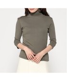 【マジェンタ/MAGENTA】のMAGENTA/フライス12センチボトル7分袖 人気、トレンドファッション・服の通販 founy(ファニー) ファッション Fashion レディースファッション Fashion for Women トップス・カットソー Cut & Sew Tops ボトルネック Bottle Neck, Mock Neck thumbnail カーキ杢|ID: prp329100004828574 ipo3291000000035141143