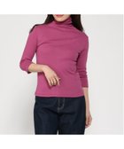 【マジェンタ/MAGENTA】のMAGENTA/フライス12センチボトル7分袖 人気、トレンドファッション・服の通販 founy(ファニー) ファッション Fashion レディースファッション Fashion for Women トップス・カットソー Cut & Sew Tops ボトルネック Bottle Neck, Mock Neck thumbnail プラム杢|ID: prp329100004828574 ipo3291000000035141150