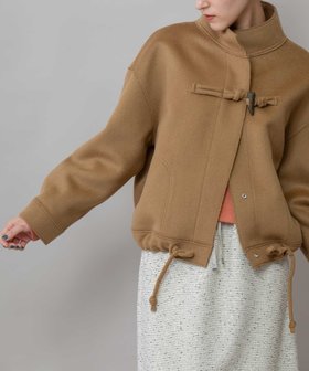 【ミューニック/Munich】のウールダブルビーバーダッフルジャケット 人気、トレンドファッション・服の通販 founy(ファニー) ファッション Fashion レディースファッション Fashion for Women アウター Coat / Outerwear Collection レディースジャケット・軽アウター Jackets カットオフ Cut-Off Design キュロット Culottes, Wide Shorts ショート Short, Short Length ドット Polka Dot, Dot Pattern ブラウジング Blouson Silhouette, Cinched Waist 防寒 Cold Protection, Winter-Ready A/W・秋冬 Autumn/Winter 2025年 2025 2025-2026秋冬・A/W Autumn/Winter 2025–26 AW25–26 |ID:prp329100004828575