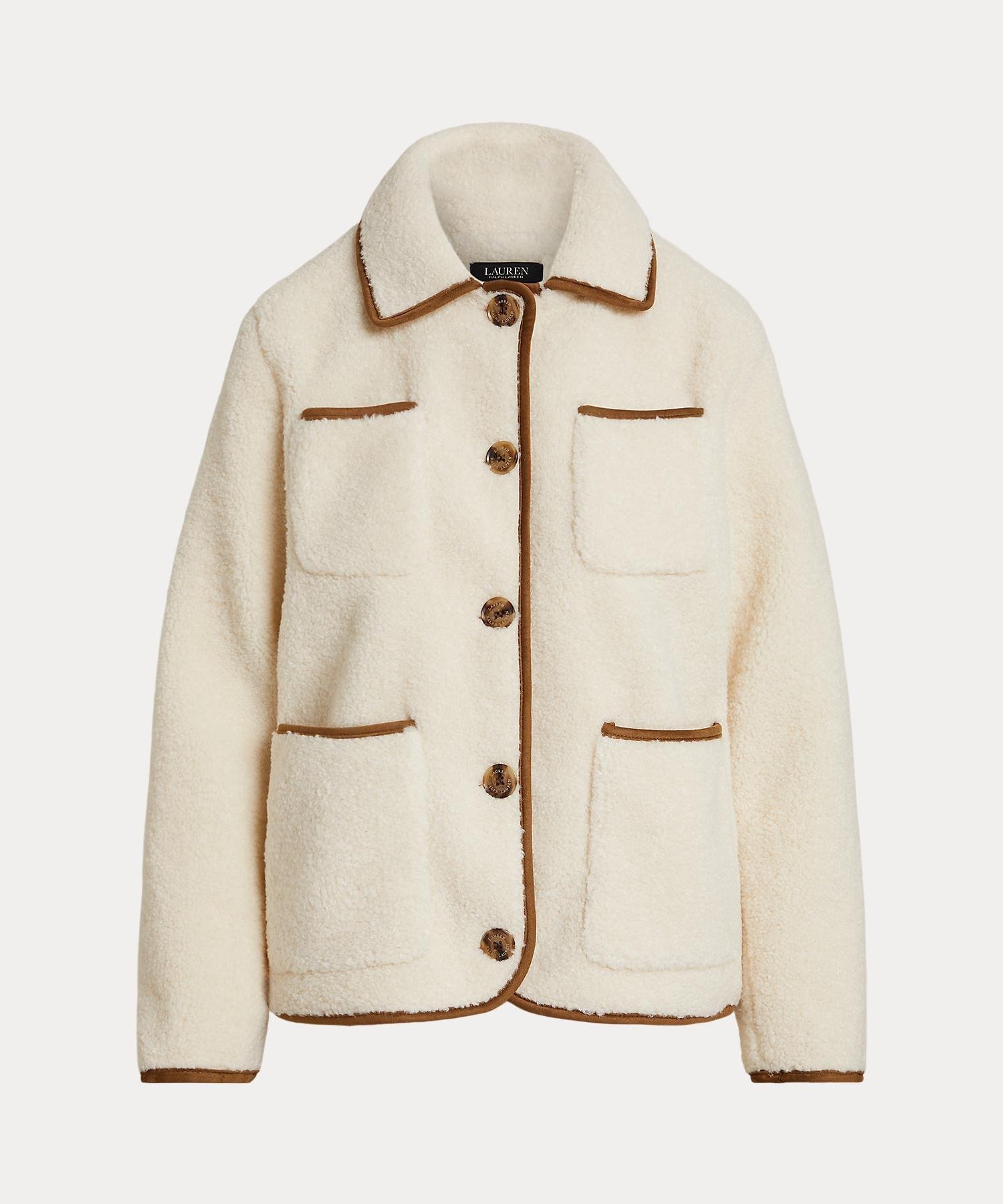 【ラルフローレン/RALPH LAUREN】のフェイクシアリング テディ コート 人気、トレンドファッション・服の通販 founy(ファニー) 　ファッション　Fashion　レディースファッション　Fashion for Women　アウター　Coat / Outerwear Collection　コート・ロングコート・ピーコート　Long Coats, Peacoats & More　パッチ　Patch, Appliqué　フィット　Fit, Slim Fit　フェイクファー　Faux Fur, Imitation Fur　フェイクムートン　Faux Shearling, Faux Mouton　フロント　Front, Front Design　ポケット　Pocket, Pocket Detail　リラックス　Relax, Relaxed Fit　定番　Standard, Basic Item　長袖　Long Sleeve, Full Sleeve　 other-1|ID: prp329100004828580 ipo3291000000035141209