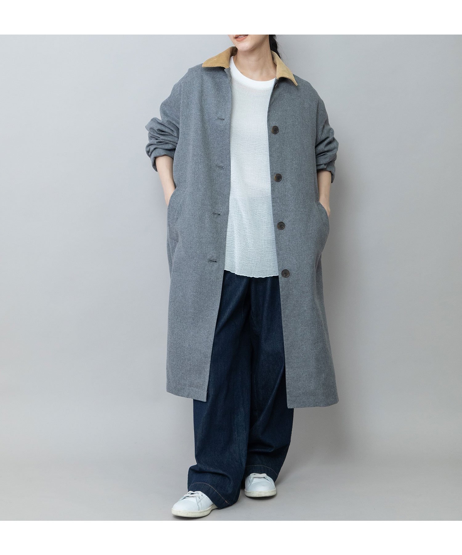 【ミューニック/Munich】の【軽量】【保温性】梳毛調合繊*コーデュロイ*octaステンカラーコート 人気、トレンドファッション・服の通販 founy(ファニー) 　ファッション　Fashion　レディースファッション　Fashion for Women　アウター　Coat / Outerwear Collection　コート・ロングコート・ピーコート　Long Coats, Peacoats & More　アウトドア　Outdoor Clothing　イタリア　Italy　コーデュロイ　Corduroy, Cord Fabric　軽量　Lightweight, Ultra Light　シンプル　Simple, Minimal　ジャケット　Jacket, Outerwear　スタイリッシュ　Stylish, Fashionable　スポーツ　Sports, Activewear　ベーシック　Basic, Essential　ボックス　Boxy, Box Shape　メッシュ　Mesh, Net Fabric　メランジ　Melange, Mixed Yarn　ロング　Long, Long-Length　A/W・秋冬　Autumn/Winter　おすすめ　Recommended / Our Picks　2025年　2025　2025-2026秋冬・A/W　Autumn/Winter 2025–26 AW25–26　 other-1|ID: prp329100004828590 ipo3291000000035141436