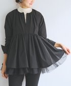 【ビアズリー/BEARDSLEY】のチュチュペプラムブルゾン 人気、トレンドファッション・服の通販 founy(ファニー) ファッション Fashion レディースファッション Fashion for Women アウター Coat / Outerwear Collection ブルゾンジャケット・スポーティアウター Blouson Jackets カフス Cuff Design ストレッチ Stretch, Stretchy Fabric チュール Tulip, Tulip Motif フェミニン Feminine, Girly ブルゾン Blouson, Bomber Jacket ポケット Pocket, Pocket Detail 羽織 Haori, Light Jacket 再入荷 Restock / Back in Stock おすすめ Recommended / Our Picks thumbnail ブラック|ID: prp329100004828591 ipo3291000000035141459