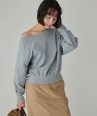 【バビロン/BABYLONE / KIDS】のボートネック裏毛プルオーバー 人気、トレンドファッション・服の通販 founy(ファニー) ファッション Fashion キッズファッション Fashion for Kids トップス・カットソー Cut & Sew Tops インナー Innerwear カットソー Cut and Sewn Top クロップド Cropped, Short Length シンプル Simple, Minimal スウェット / スエット Sweatshirt, Sweatwear トレンド Trend, Trending Now バランス Balance, Style Balance ワンショル One Shoulder, Asymmetrical 再入荷 Restock / Back in Stock おすすめ Recommended / Our Picks thumbnail ブルー80|ID: prp329100004828593 ipo3291000000035141469