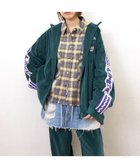 【アールエヌエー/RNA】のJ2164 ベロアトラックジャケット 人気、トレンドファッション・服の通販 founy(ファニー) ファッション Fashion レディースファッション Fashion for Women アウター Coat / Outerwear Collection レディースジャケット・軽アウター Jackets クール Cool, Chic シンプル Simple, Minimal ジャケット Jacket, Outerwear スタンド Stand Collar, Upright Stand セットアップ Set-Up, Coordinated Outfit トリプル Triple, Three Layers フロント Front, Front Design メンズ Men's, Menswear ルーズ Loose, Oversized thumbnail ディープグリーン|ID: prp329100004828595 ipo3291000000035141477