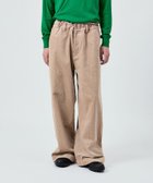 【アダム エ ロペ/ADAM ET ROPE'】の2WAY WAIST GATHER CORD PANTS UNISEX (SETUP対応) ベージュ(27)|ID: prp329100004828606 ipo3291000000035141567