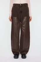 【マウジー/moussy】のF/LEATHER DOUBLE KNEE パンツ 人気、トレンドファッション・服の通販 founy(ファニー) ファッション Fashion レディースファッション Fashion for Women パンツ Pants & Trousers おすすめ Recommended / Our Picks シンプル Simple, Minimal ジャケット Jacket, Outerwear ボトム Bottoms, Lower Wear 人気 Popular, Best Seller 再入荷 Restock / Back in Stock thumbnail BRN|ID: prp329100004828607 ipo3291000000035141572